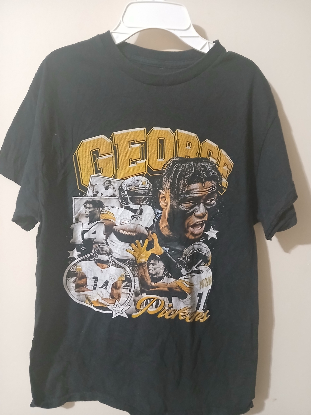 George Pickens Graphic Tee - Black & Gold men medium